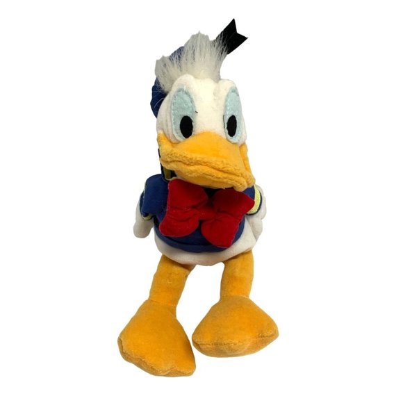 Walt Disney World Plush Stuffed Animal Toy Bean Bag 8 in Tall Donald Duck - Picture 2 of 4
